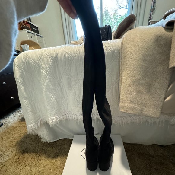 Steve Madden Suede Knee High Boot - Picture 2 of 4